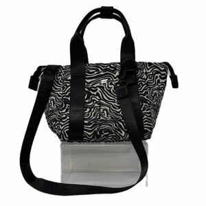 Fabletics “The Grip” Mini Duffle Bag in Marbled Zebra Print